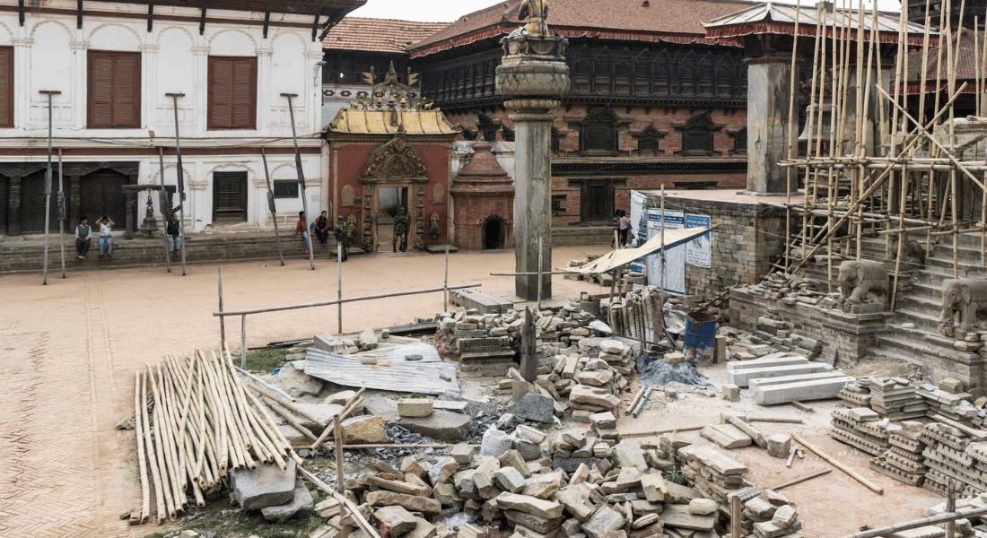 Bhaktapur Durbar Square Earthquake