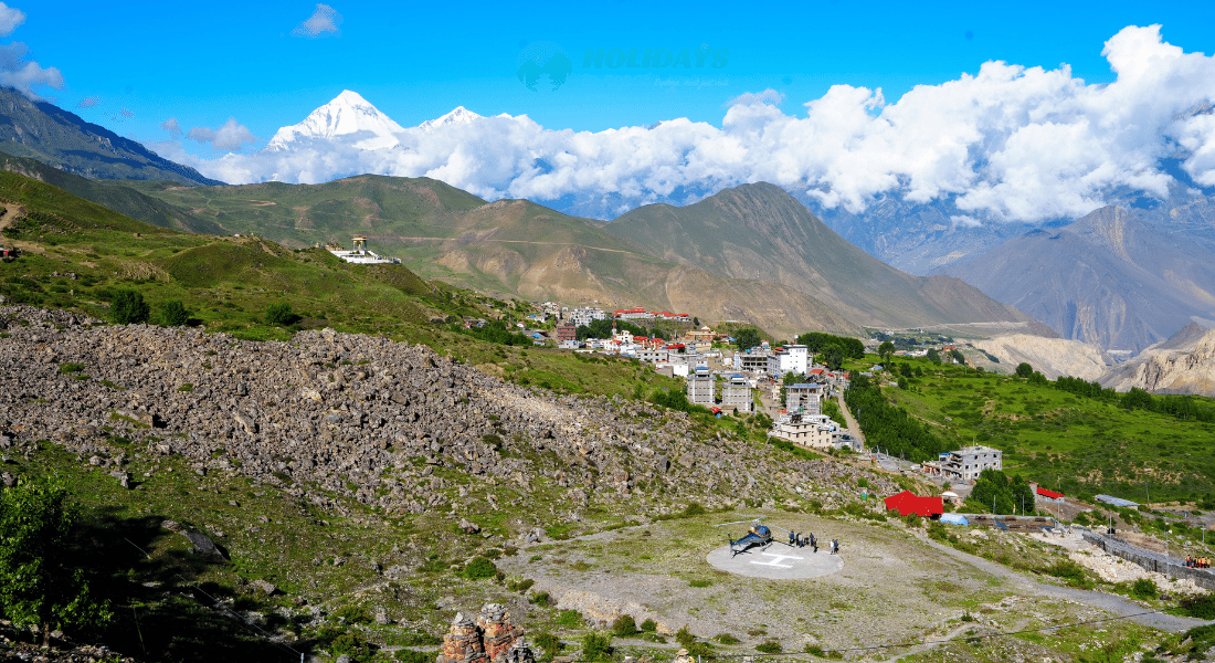 Muktinath Helipad Photo