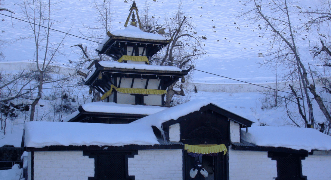 Muktinath Temple In Winter Photo